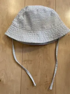 H&M ボーダー　サマーハット