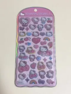 ハローキティ　コットンパフィーシール