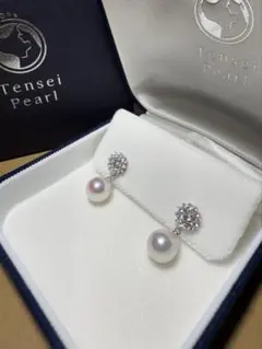 【新品未使用】 Tensei Pearl アコヤ真珠　ピアス
