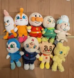 アンパンマン プリちぃビーンズ　 ロールパンナ　ドキンちゃん　コキンちゃん