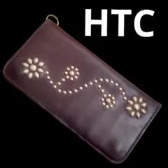 HTC ロング　フラワースタッズ　ダークブラウンのサムネイル