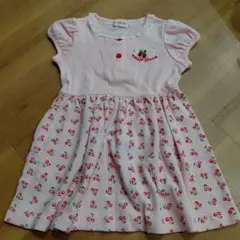 mezzo piano 半袖ワンピース 110cm ピンク