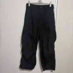 GU スーパーワイドカーゴパンツ 黒　L