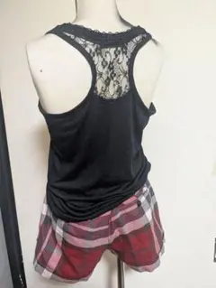 y2kフェアリーグランジバレエコアギャル平成レースタンクトップ