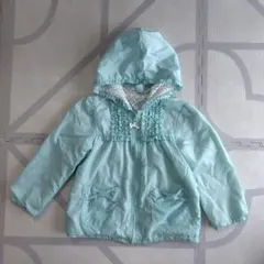 エニィファム　ミントグリーン　ブルゾン　リバーシブル　ウインドブレーカー　120