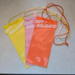 JRA「HOT HOLIDAYS!」ビニール ホルダー ノベルティ【3色セット】