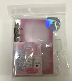 クーリア　とうめいシールバインダー　ピンク　toumei seal binder