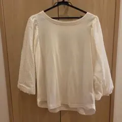 earth music&ecology パフスリーブ カットソー