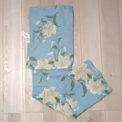 嵐山よしむら 浴衣 単品 水色 百合柄のサムネイル