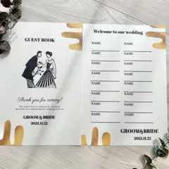 ゲストブック　芳名帳　ウエディング　結婚式　ペーパーアイテム