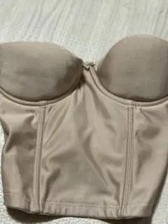 ストラップレスブラトップ C75 ベージュコルセットとガードル セットブライダル