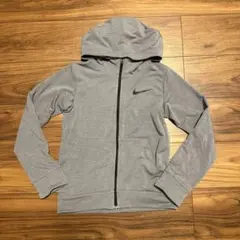 NIKE キッズ ジップアップパーカー グレー M