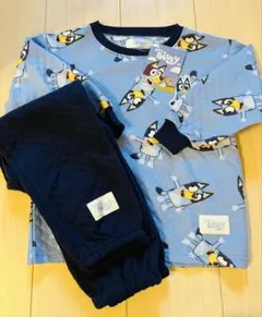 【新品110㎝】しまむら ブルーイ キルトパジャマ 長袖パジャマ 上下セット