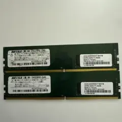 BUFFALO MV-D4N2666-X4G 4GB DDR4 メモリ 2枚組 - メルカリ
