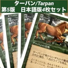 MTG ターパン/Tarpan 日本語版4枚セット旧枠　ライフ回復