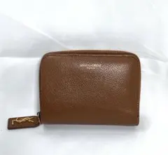 SAINT LAURENT 二つ折り財布 ブラウン