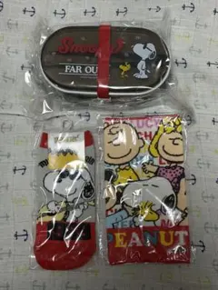スヌーピー ランチボックス ミニタオル 靴下