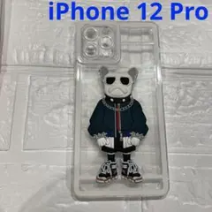 iPhone 12 Pro ケース　韓国　流行　ブルドッグ　犬