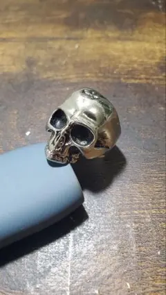 vintage スカルリング skull ring シルバー925 15号 - メルカリ