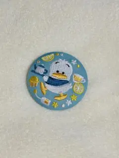 サンリオ 刺繍缶バッジ3 あひるのペックル