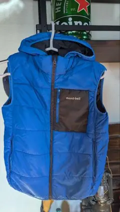 mont-bell モンベル ダウンベスト キッズ150cm フード付き