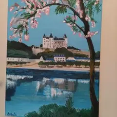 ★夏のモン・サンミシェル・肉筆油彩画・F6キャンバス ☆夏のモン・サンミシェル・肉筆油彩画・F6キャンバスのみ - メルカリ