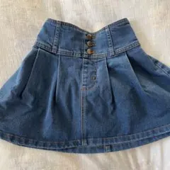 デニムフレアスカート