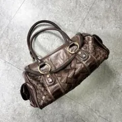00s【archive】leather gimmick bag/Y2K/お兄系◎