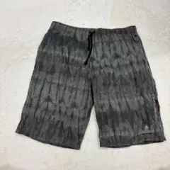 airwalk ハーフパンツ　グレー　ゴム　古着　短パン　Ⅼサイズ　メッシュ