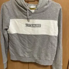 CECIL McBEE グレー パーカー