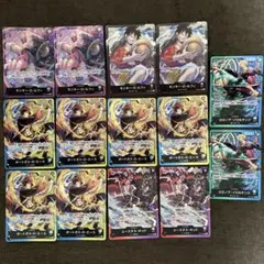 ワンピースカード　スタートデッキリーダーまとめ売り　14枚セット　ルフィ エース