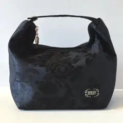 FEILER フェイラー ジャガード ポーチ ハンドバッグ