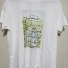 新品未使用　レディースディズニープーさん半袖オフホワイトTシャツ　 4L