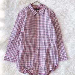 アーバンリサーチ チェックシャツ コットン長袖(38) トリコロール柄