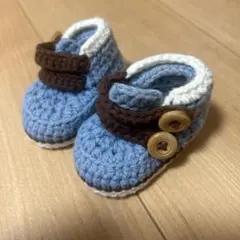 ファーストシューズ 水色