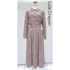 美品 Lois CRAYON 小花柄ブラウスとスカートのセット