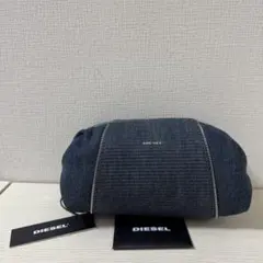 【新品同様】ディーゼル DIESEL ポーチ　コスメポーチ 化粧ポーチ デニム
