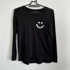 最終値下げ‼️SCOT CLUB 長袖Tシャツ 黒 スマイルマークのサムネイル