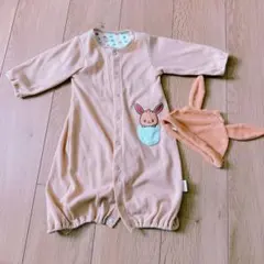 モンポケ　イーブイ　ロンパース 50-70cm ポケモン カバーオール　ベビー