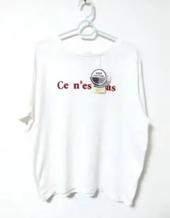 Tシャツ カットソー 半袖 ロゴ ホワイト タグ付きのサムネイル