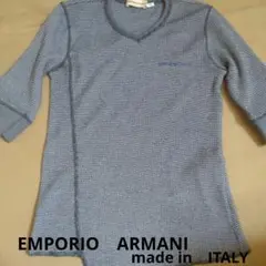 made in　ITALY　EMPORIO　ARMANI　ワッフル素材　美品