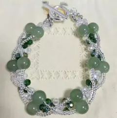 グリーンビーズ ブレスレット