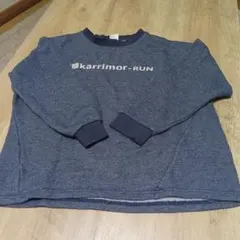 【Karrimor‐RUN】ラメ　カットソー　ブルー系　L