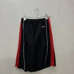 V2239 TeamFive バスケットボールパンツ ブラック レッド Lのサムネイル