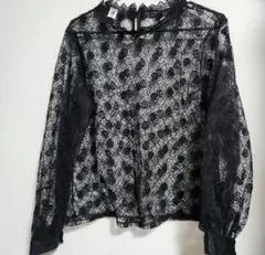 レースブラウス シアーブラウス シャツ