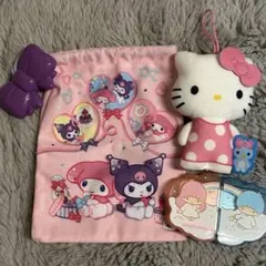ハッピーセット　サンリオ3点セット　キティちゃん　キキララ　クロミ　マイメロ