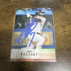 BBM 東京ヤクルトスワローズ 長岡秀樹 75枚限定青箔サインカード