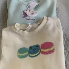 新品　西松屋　裏起毛トレーナー　2枚セット