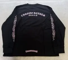 CHROME HEARTS 長袖カットソー ブラック ピンク Sサイズ