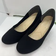 CHARKIES✨黒 ウエッジソール パンプス コンフォート